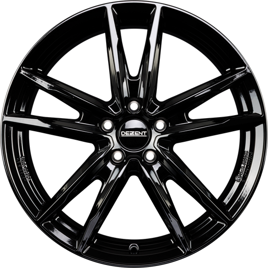 DBV Florida KF BLACK - Schwarz Glänzend Alufelge 7.5x17 Zoll ET41 LK 5x112 ML57.1