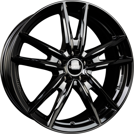 DBV Florida KF BLACK - Schwarz Glänzend Alufelge 7.5x17 Zoll ET41 LK 5x112 ML57.1 – Bild 2