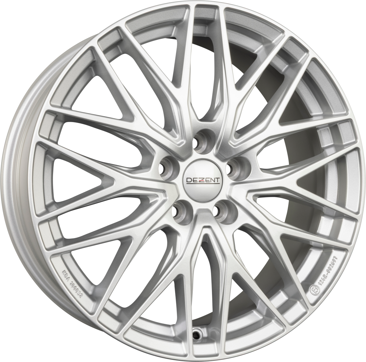 DBV Riva KY SILVER - Silber Alufelge 6.5x17 Zoll ET40 LK 5x114.3 ML60.1 – Bild 2