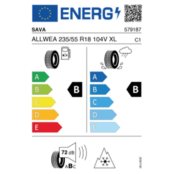 Sava All Weather 235/55 R18 104V Ganzjahr – Bild 2