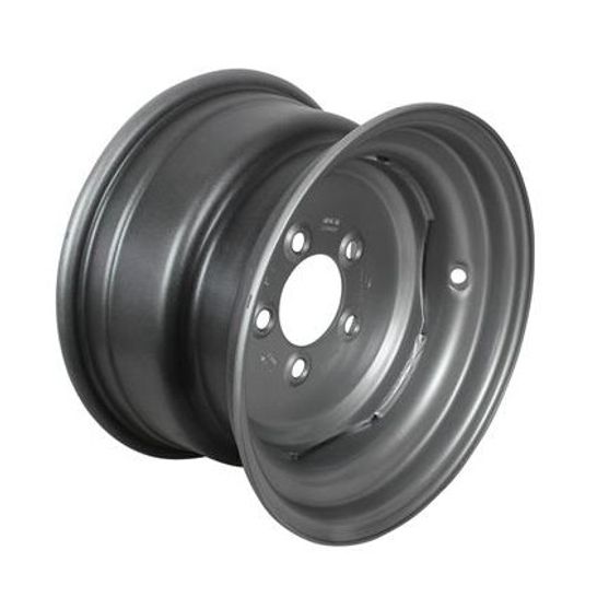 Accuride Stahlfelge 9.00x15.3 Zoll 5/140/94 ET0 32010163 E1 BZ ALV Silber RAL9006