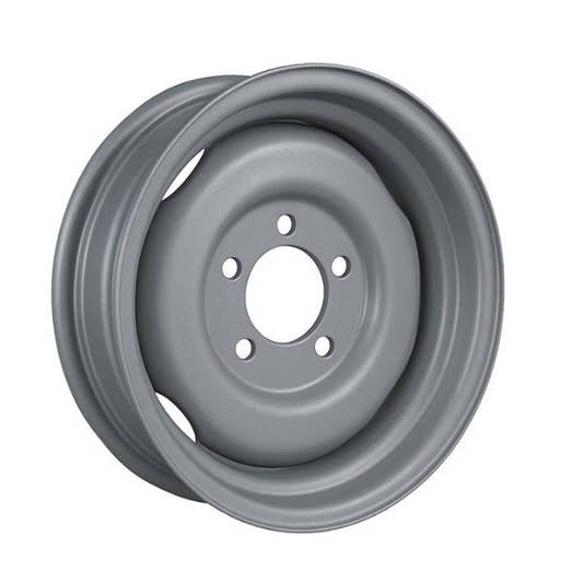 Gianetti FAD Stahlfelge 9.00x15.3 Zoll 6/205/161 ET-5 31810196 E2 BZ ALV Silber RAL9006