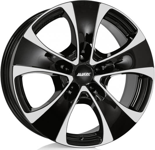 Alutec Dynamite Diamant-Schwarz Frontpoliert Alufelge 8.5x18 Zoll ET38 LK 5x114.3 ML70.1