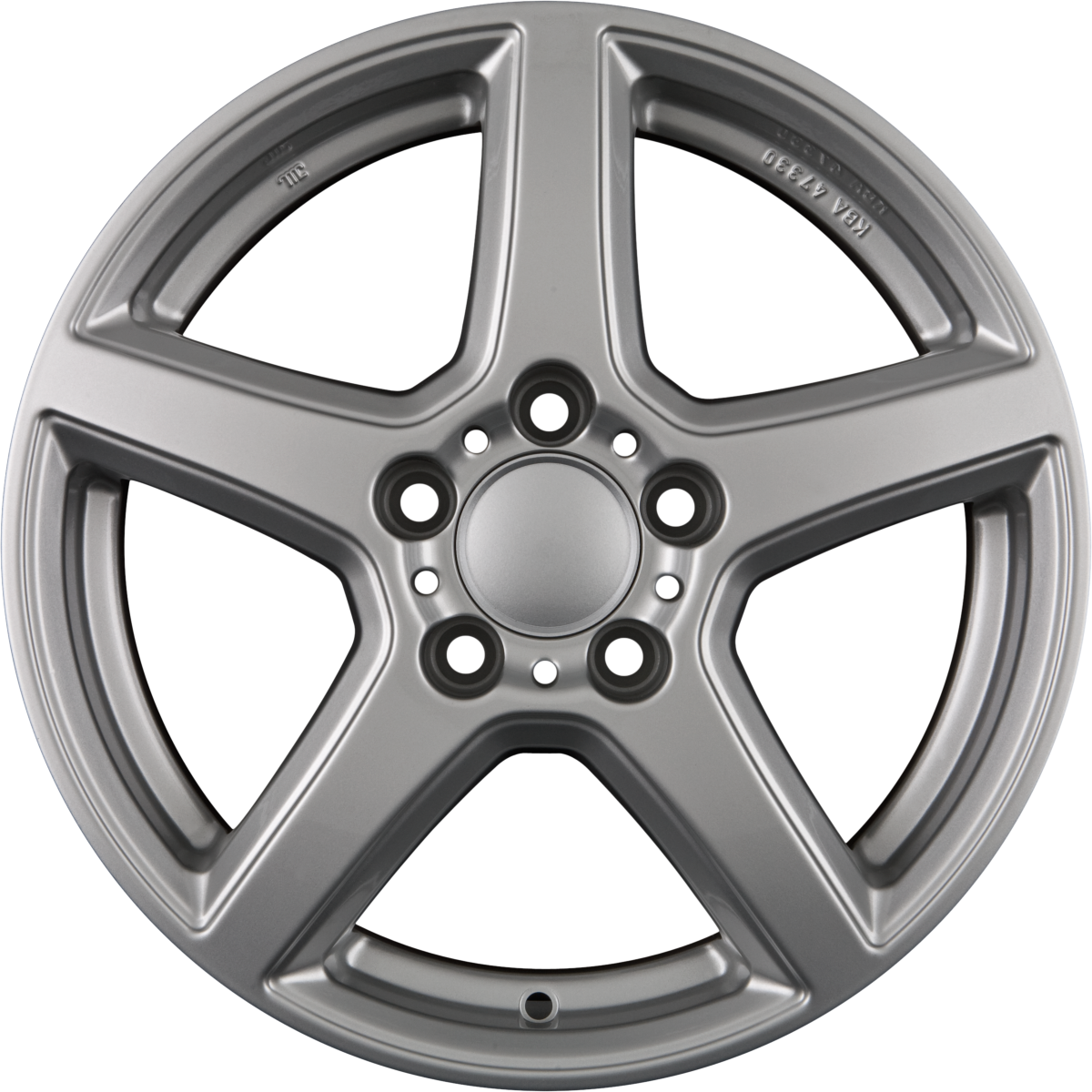 Alutec B Polar-Silber Alufelge 7.5x17 Zoll ET37 LK 5x112 ML66.6