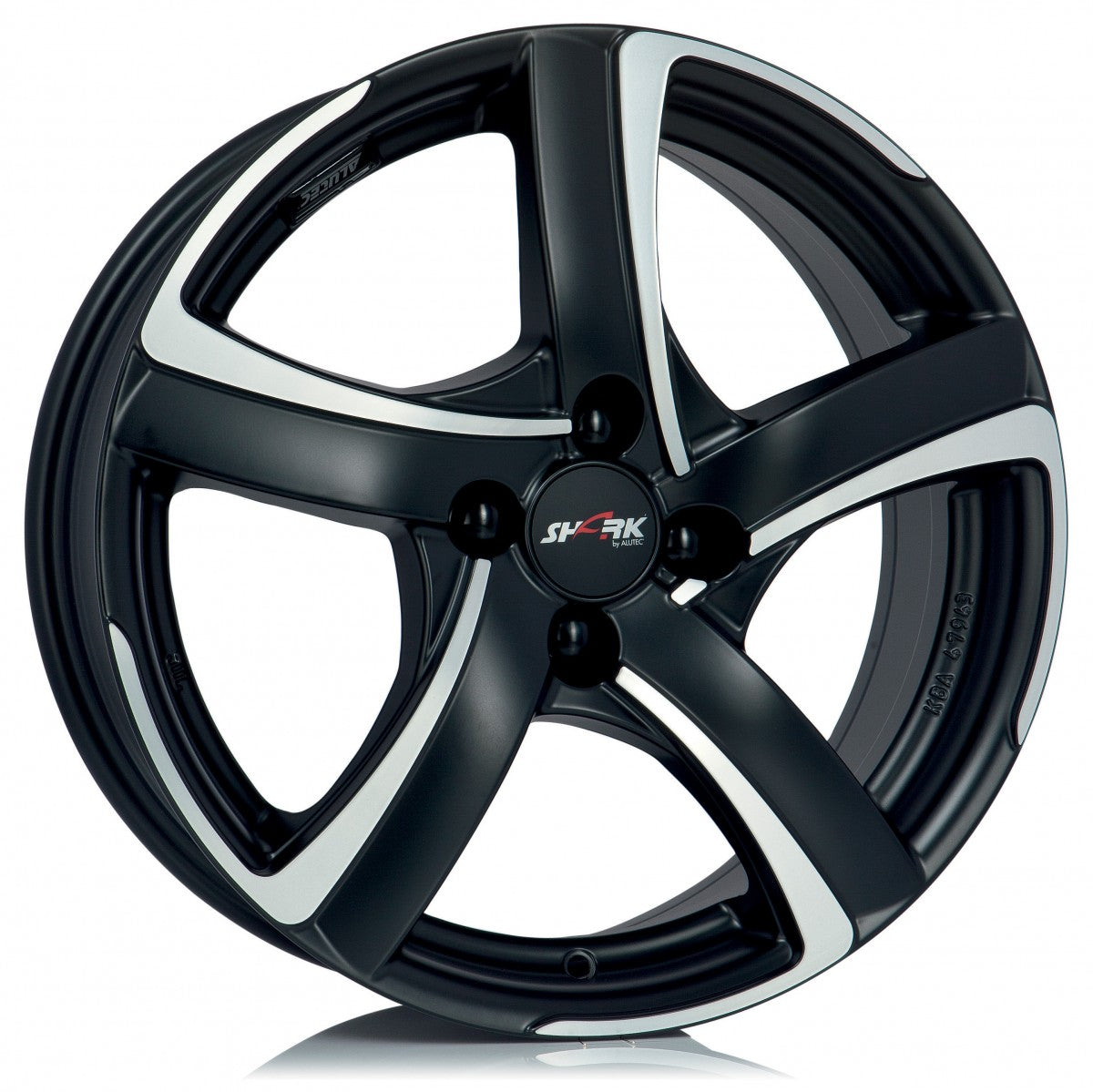 Alutec Shark racing-black polished Alufelge – Bild 5