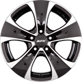 Alutec Dynamite Diamant-Schwarz Frontpoliert Alufelge 10x22 Zoll ET75 LK 5x112 ML66.6