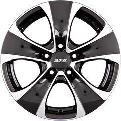 Alutec Dynamite Diamant-Schwarz Frontpoliert Alufelge 10x22 Zoll ET75 LK 5x112 ML66.6