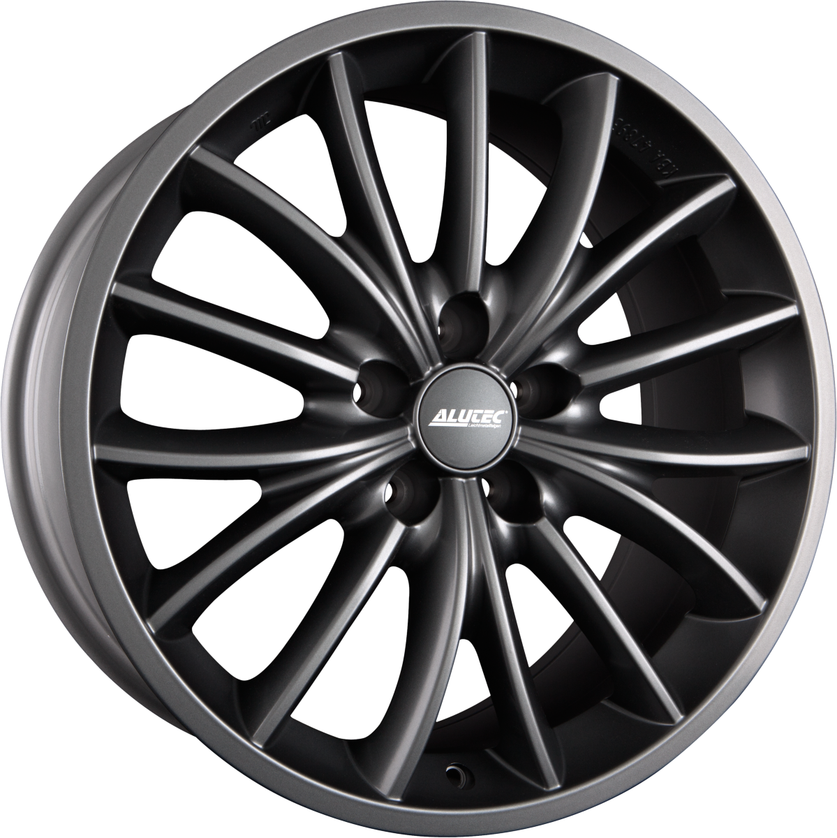 Alutec Toxic Graphit-Matt Alufelge 8.5x18 Zoll ET45 LK 5x114.3 ML70 – Bild 2