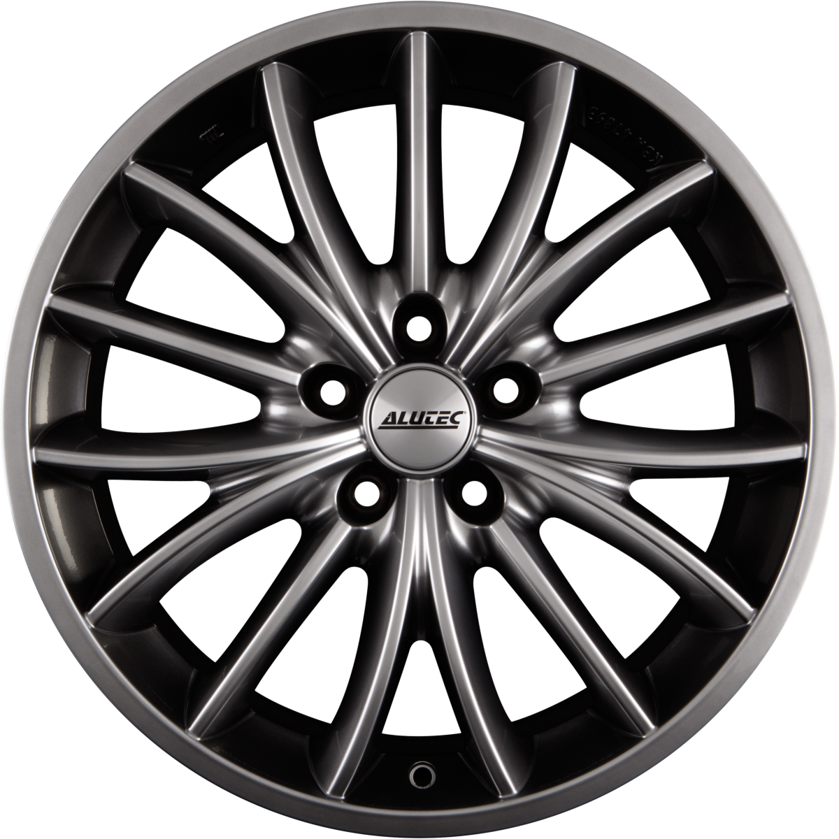 Alutec Toxic Sterling-Silber Alufelge 8.5x18 Zoll ET45 LK 5x114.3 ML70