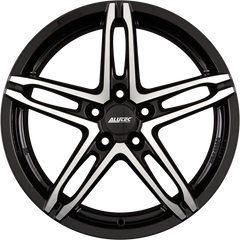 Alutec Poison Diamant-Schwarz Frontpoliert Alufelge 7x16 Zoll ET48 LK 5x108 ML70.1