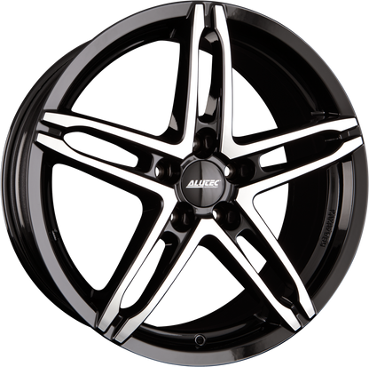 Alutec Poison Diamant-Schwarz Frontpoliert Alufelge 7x16 Zoll ET48 LK 5x108 ML70.1 – Bild 2