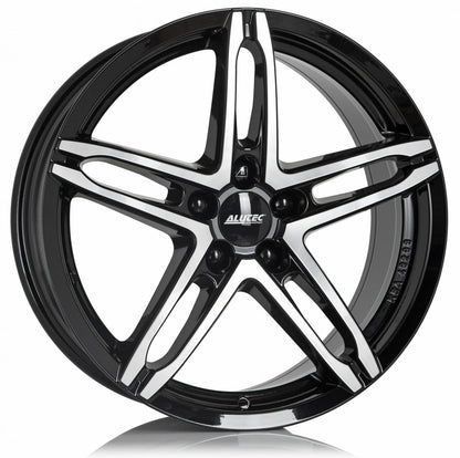Alutec Poison diamant-schwarz frontpoliert Alufelge