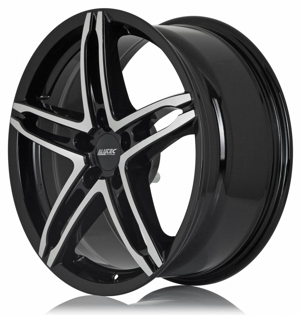 Alutec Poison diamant-schwarz frontpoliert Alufelge – Bild 3