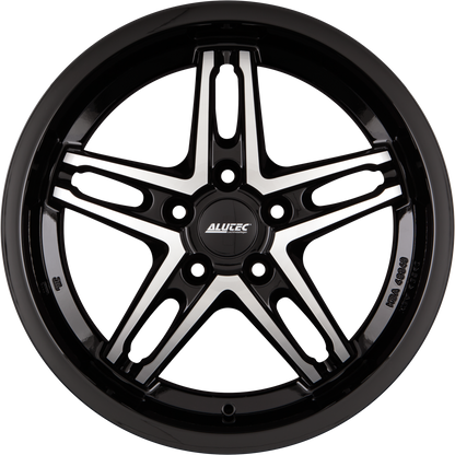 Alutec Poison Cup Diamant-Schwarz Frontpoliert Alufelge 8x18 Zoll ET35 LK 5x120 ML72.6