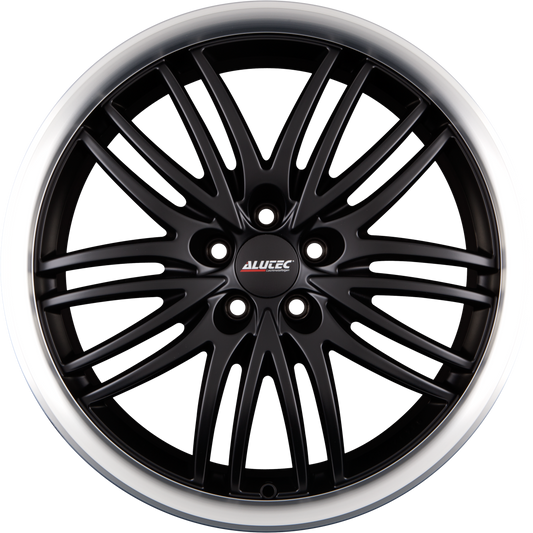 Alutec Black Sun Racing-Schwarz Hornpoliert Alufelge 8x17 Zoll ET40 LK 5x112 ML70.1