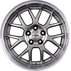 Rial Nogaro Sterling-Silber Hornpoliert Alufelge 8x17 Zoll ET40 LK 5x114.3 ML70