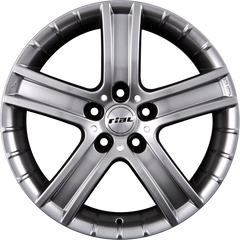 Rial Porto Sterling-Silber Alufelge 7.5x17 Zoll ET47 LK 5x112 ML70