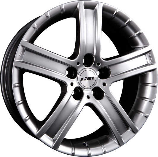 Rial Porto Sterling-Silber Alufelge 7.5x17 Zoll ET47 LK 5x114.3 ML70 – Bild 2