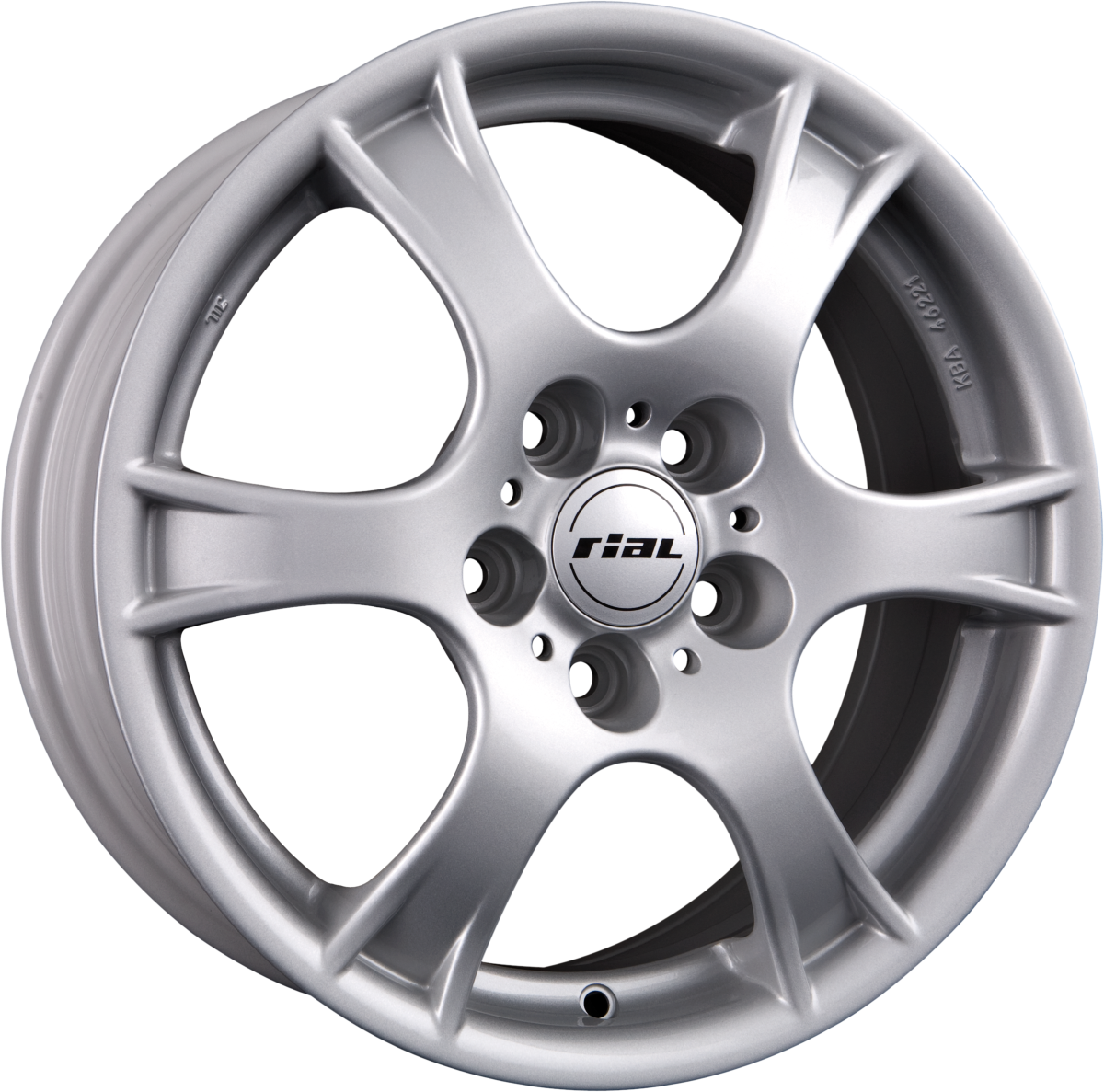 Rial Campo Polar-Silber Alufelge 7x17 Zoll ET46 LK 5x115 ML70.2 – Bild 2