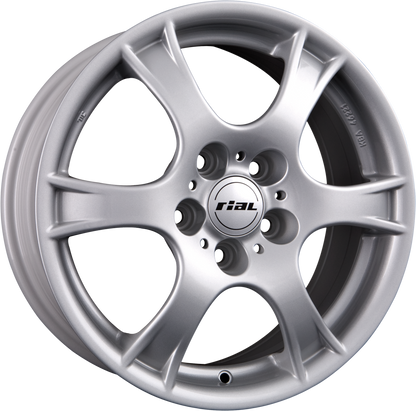 Rial Campo Polar-Silber Alufelge 7x17 Zoll ET46 LK 5x115 ML70.2 – Bild 2