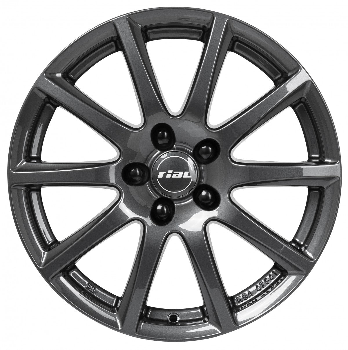 Rial Milano titanium Alufelge 5.5x14 Zoll ET35 LK 4x100 ML63.3 – Bild 2