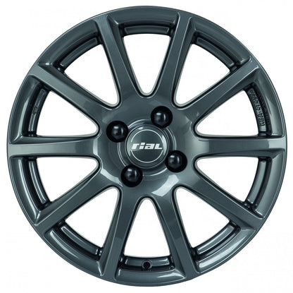 Rial Milano titanium Alufelge 5.5x14 Zoll ET35 LK 4x100 ML63.3 – Bild 4