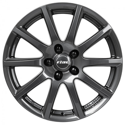 Rial Milano titanium Alufelge 6.5x15 Zoll ET38 LK 5x110 ML65.1 – Bild 2