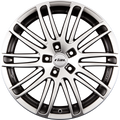 Rial Murago Sterling-Silber Alufelge 7x17 Zoll ET40 LK 4x100 ML63.3
