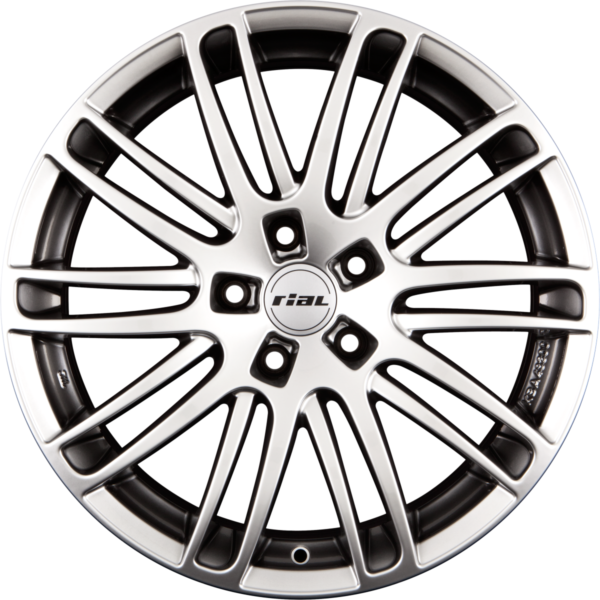 Rial Murago Sterling-Silber Alufelge 7x17 Zoll ET40 LK 4x100 ML63.3