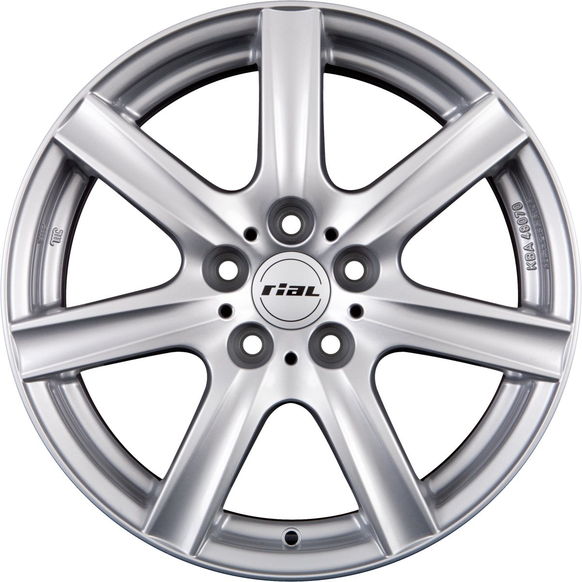 Rial Davos Polar-Silber Alufelge 7x16 Zoll ET48 LK 5x108 ML70