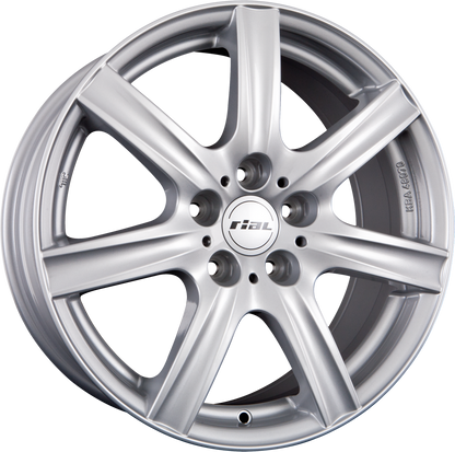 Rial Davos Polar-Silber Alufelge 7x16 Zoll ET48 LK 5x108 ML70 – Bild 2