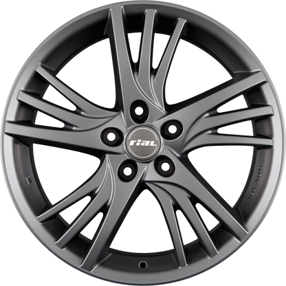 Rial Padua Graphit-Matt Alufelge 8.5x19 Zoll ET40 LK 5x112 ML70.1