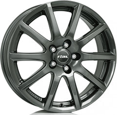 Rial Milano titanium Alufelge 6.5x16 Zoll ET33 LK 5x112 ML57.1