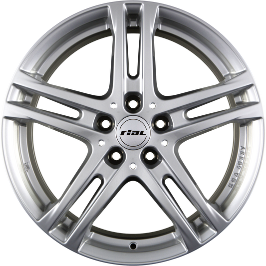 Rial Bavaro Polar-Silber Alufelge 7.5x17 Zoll ET47 LK 5x114.3 ML70.1