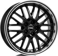 Rial Norano diamant schwarz hornpoliert Alufelge 8.5x18 Zoll ET42 LK 5x114.3 ML70.1