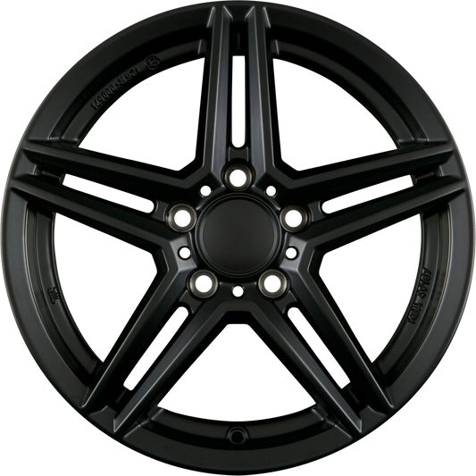Rial M10 Racing-Schwarz Alufelge 7.5x16 Zoll ET45.5 LK 5x112 ML66.6