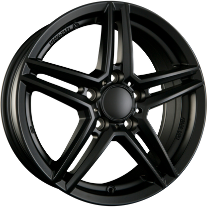 Rial M10 Racing-Schwarz Alufelge 7.5x16 Zoll ET45.5 LK 5x112 ML66.6 – Bild 2