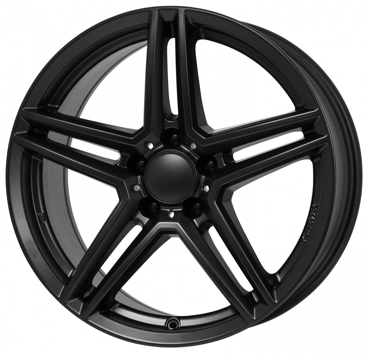 Rial M10 racing-schwarz Alufelge 8x17 Zoll ET48 LK 5x112 ML66.5