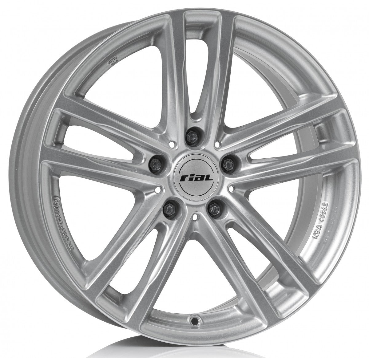 Rial X10 polar-silber Alufelge 7.5x17 Zoll ET37 LK 5x120 ML72.6 – Bild 2