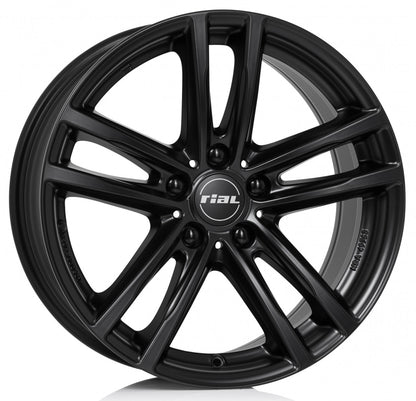 Rial X10 racing-schwarz Alufelge 7.5x17 Zoll ET37 LK 5x120 ML72.6 – Bild 2