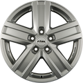 Rial Transporter Polar-Silber Alufelge 6.5x16 Zoll ET50 LK 5x112 ML66.6