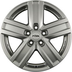 Rial Transporter Polar-Silber Alufelge 6.5x16 Zoll ET50 LK 5x112 ML66.6