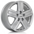 Rial Transporter polar-silber Alufelge 6.5x16 Zoll ET62 LK 6x130 ML84.1
