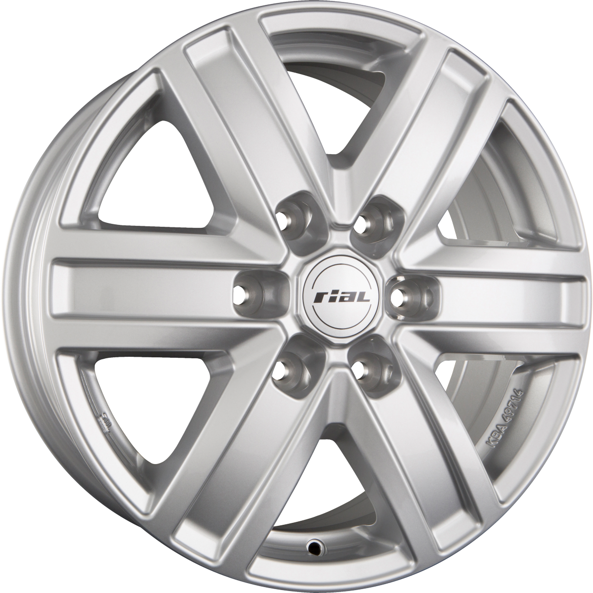 Rial Transporter polar-silber Alufelge 6x15 Zoll ET68 LK 5x118 ML71.1 – Bild 7