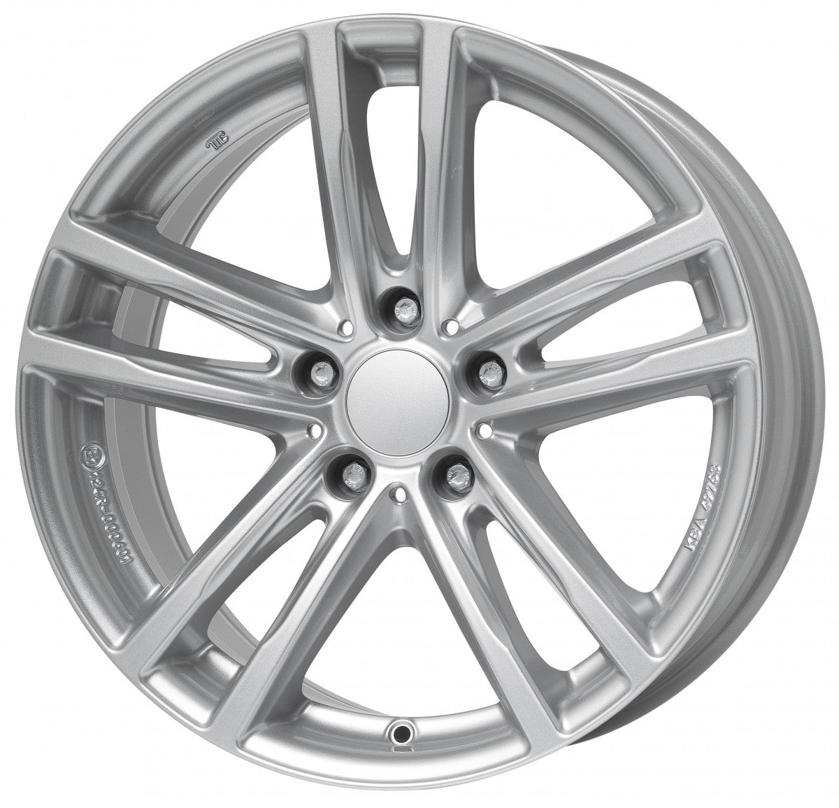 Rial X10 polar-silber Alufelge 8x18 Zoll ET30 LK 5x120 ML72.6