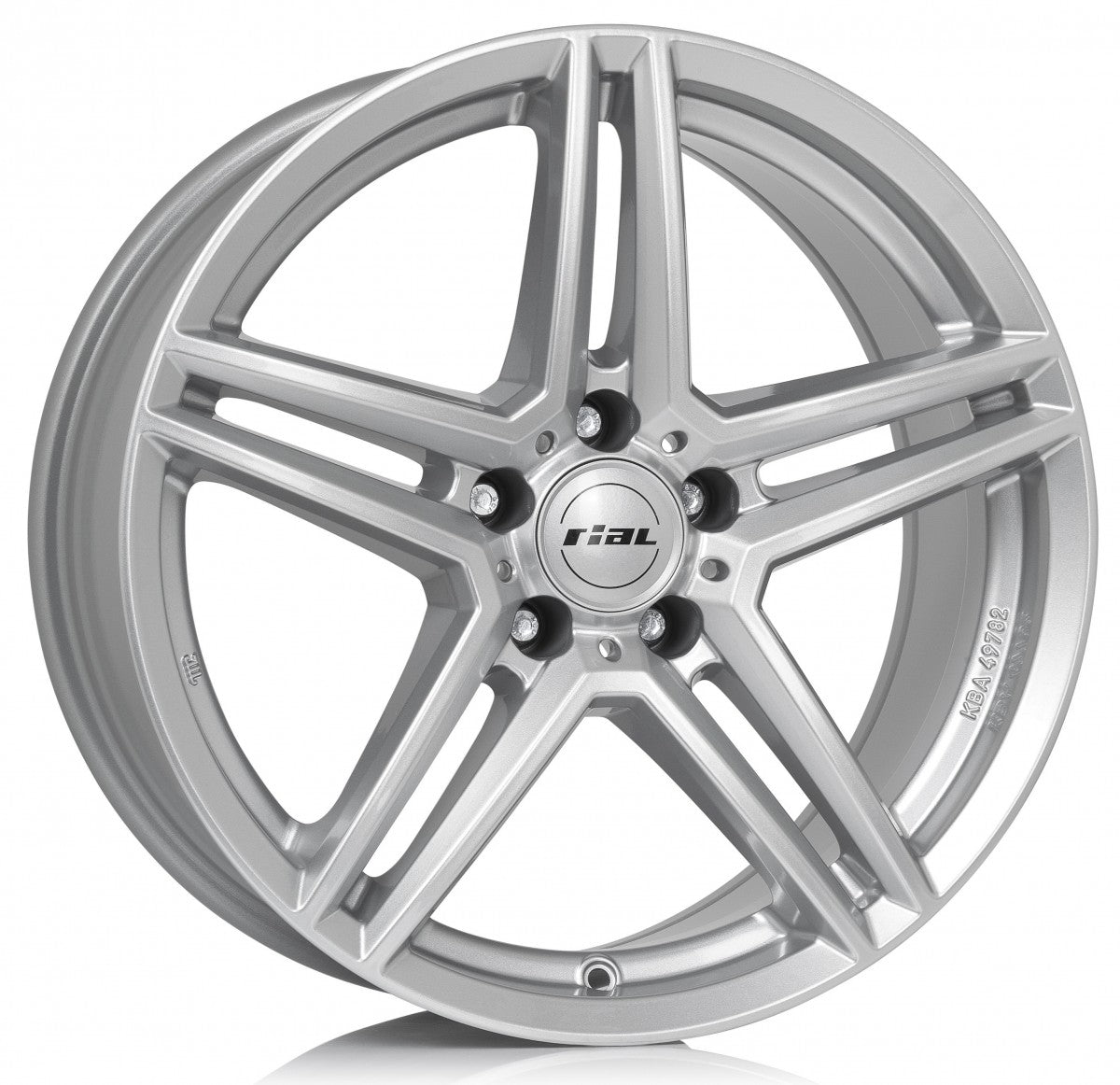 Rial M10 polar-silber Alufelge 8.5x18 Zoll ET48 LK 5x112 ML66.5 – Bild 2