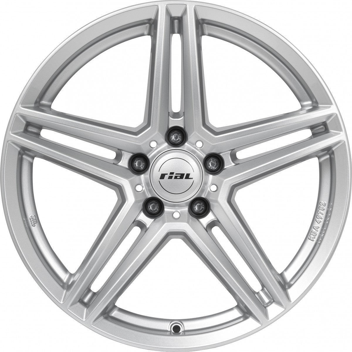 Rial M10 polar-silber Alufelge 8.5x18 Zoll ET48 LK 5x112 ML66.5 – Bild 3
