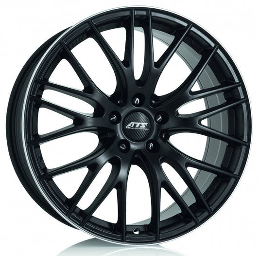 ATS Perfektion racing-schwarz / horn poliert 8x18 ET42 - LK5/112 ML70.1