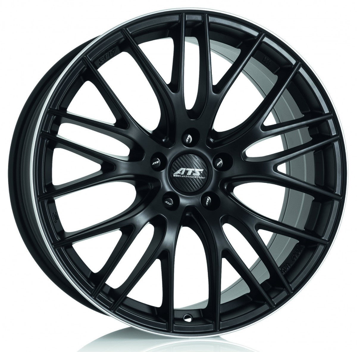 ATS Perfektion racing-schwarz / horn poliert 8x18 ET42 - LK5/112 ML70.1