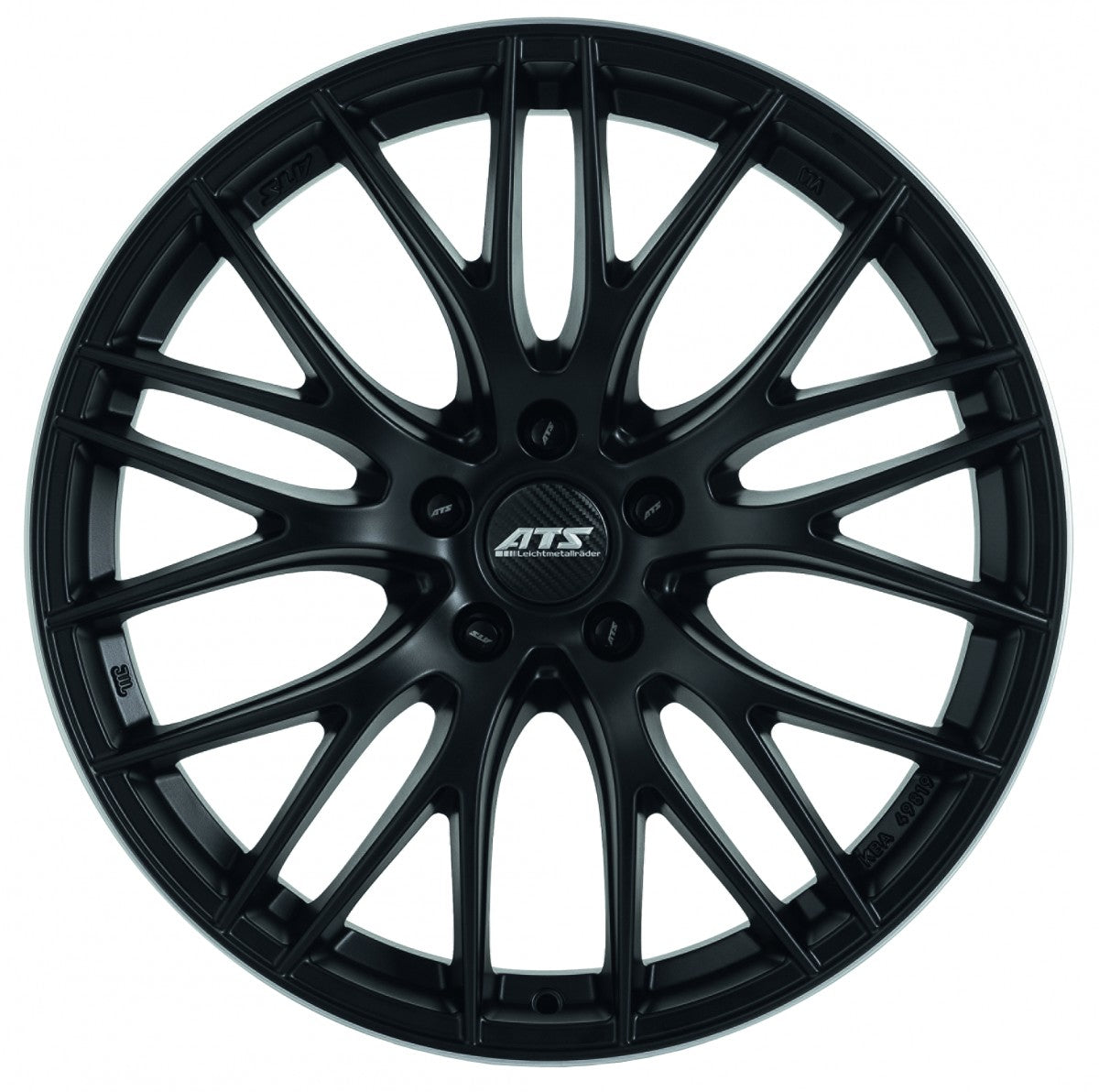 ATS Perfektion racing-schwarz / horn poliert 8x18 ET42 - LK5/112 ML70.1